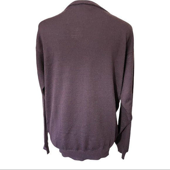 MDM mondo DiMarco V neck 100wool long sleeve Italian made size medium … - Picture 7 of 9